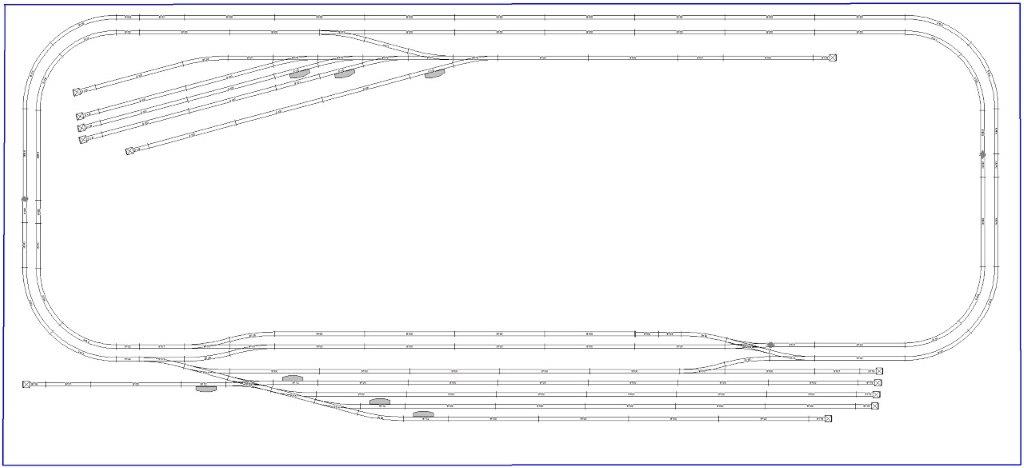 baanplan 250 bij 115 cm