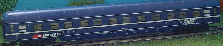 Dit is de Minitrix wagon.