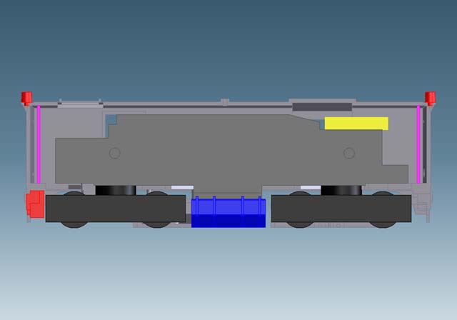 Doorsnede van mijn 2501 in 3D