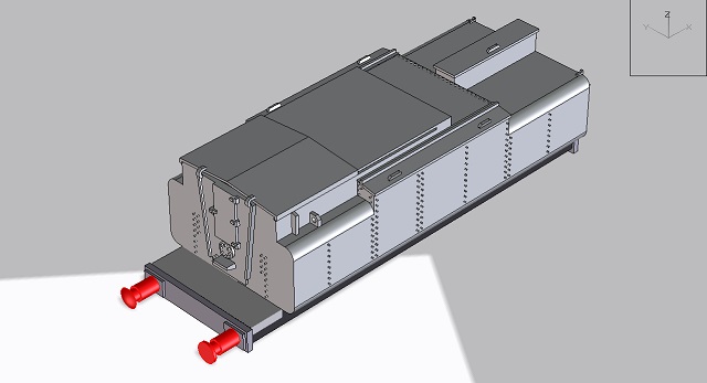 3D model van de watertank in CoCreate