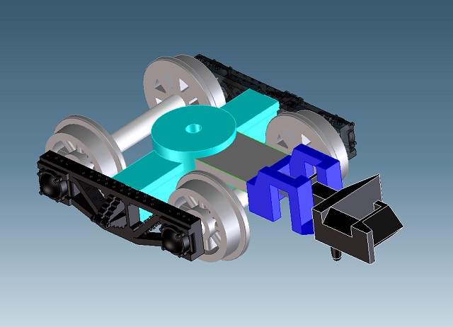 Een compleet draaistel in 3D