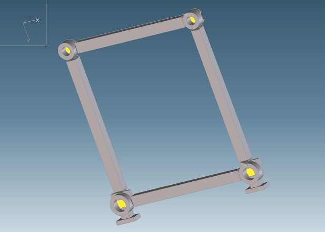 De seinen met de gele 0402 LEDs van voren