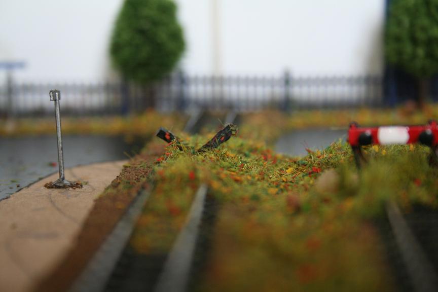 Het gestremde spoor richting Van Leeuwen Transport